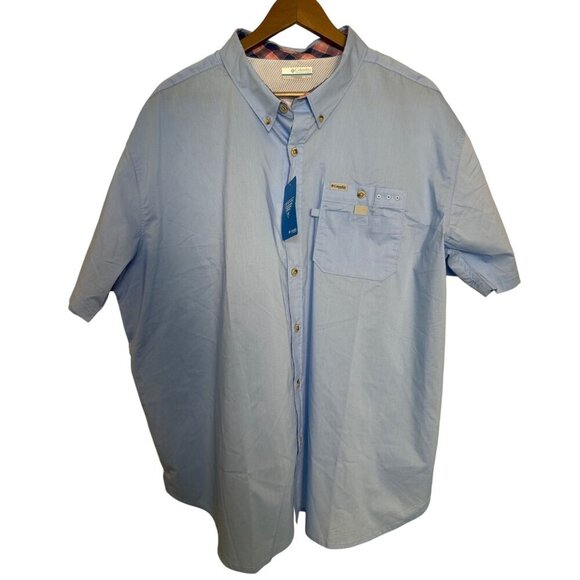 Columbia Sportswear Men's Bonefish Shirt Light Blue, 2X-Large - Men's Fishing - Picture 2 of 13